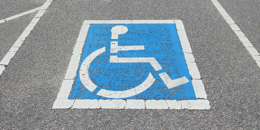 assigned parking spot handicap