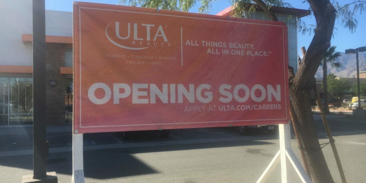 ULTA to Open New Store in Palm Springs