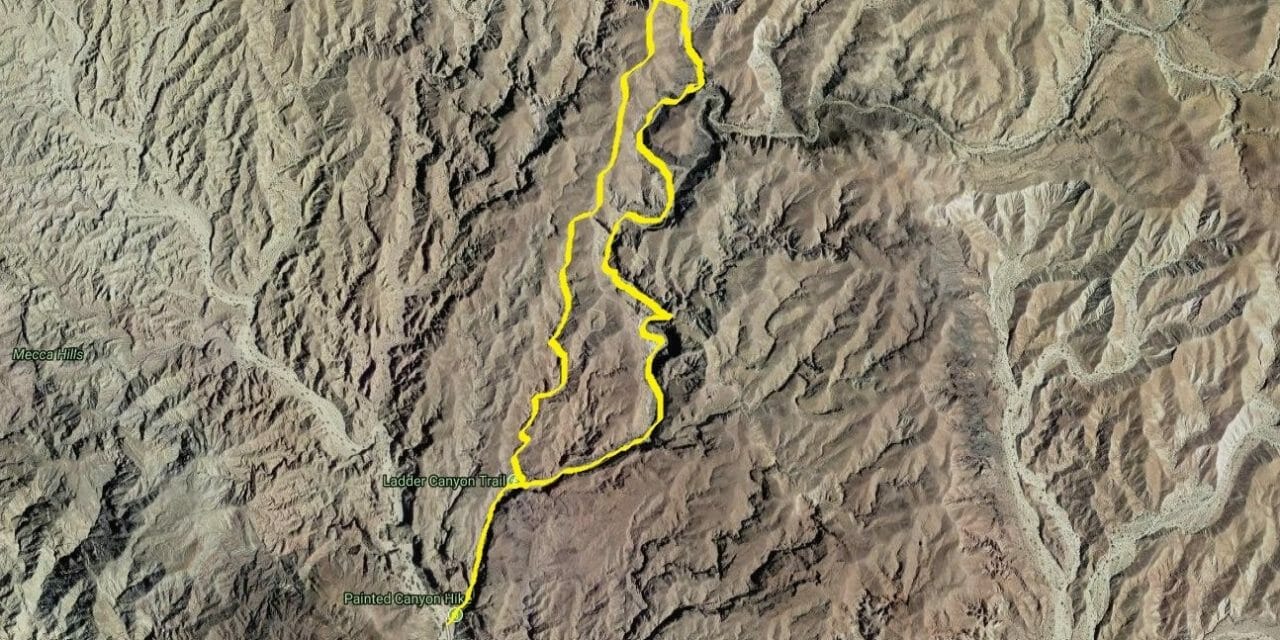 Hiking Ladder Canyon-Big Painted Canyon Loop