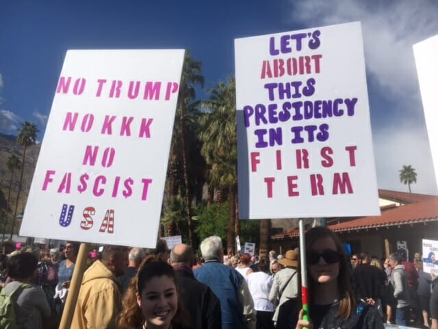 Hundreds Rally to Give Trump, GOP Hell