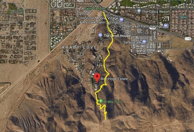 Araby Trail is Ideal for Day Hike in Palm Springs