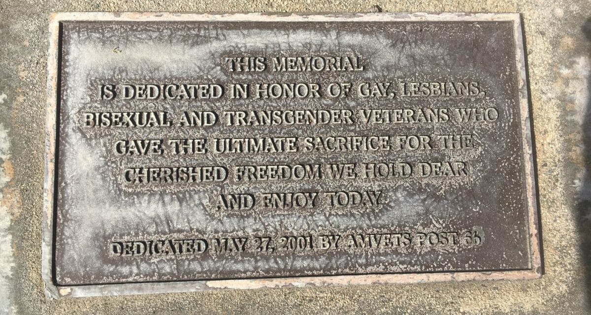 LGBT Vets Statue Could Become State Memorial