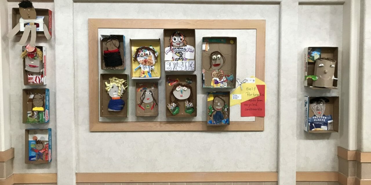 Hallways Showcase Student Art in DSUSD