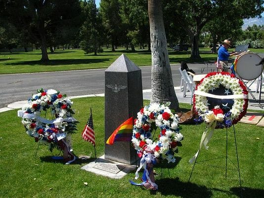LGBTQ Veterans Memorial Dedication Set