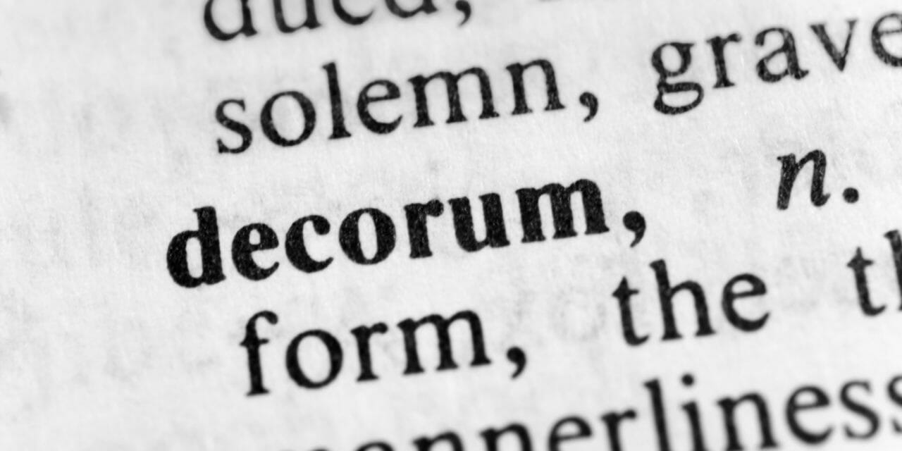 Decorum Rules Under Review in Cathedral City