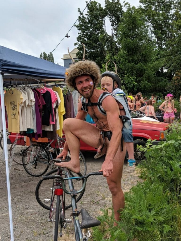 Naked Bike Ride Co-Founder Focuses on Body Image