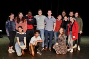 Jersey Boys Pros Coach Local Students