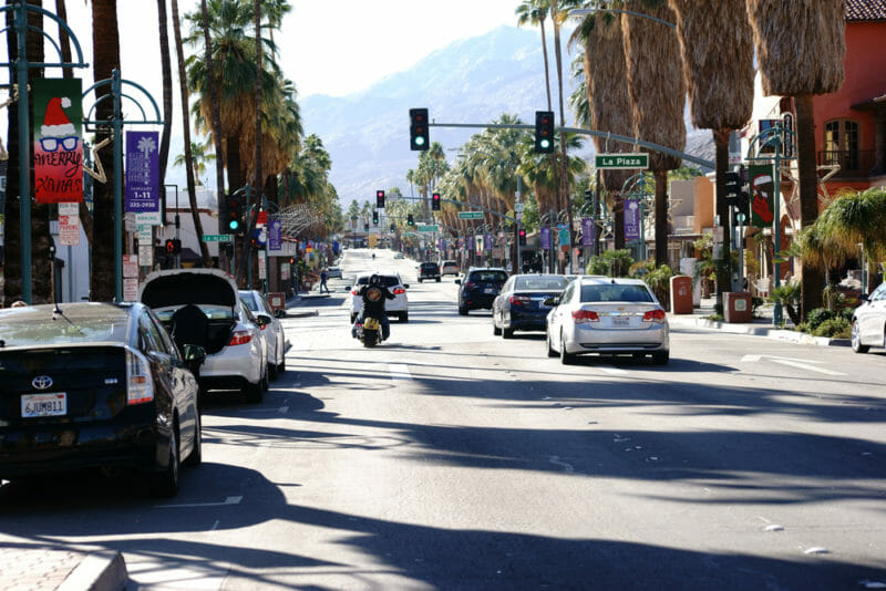 Closed Portion of Palm Canyon Drive Re-opens