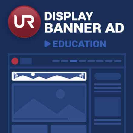 Display Education Section Banner Ads