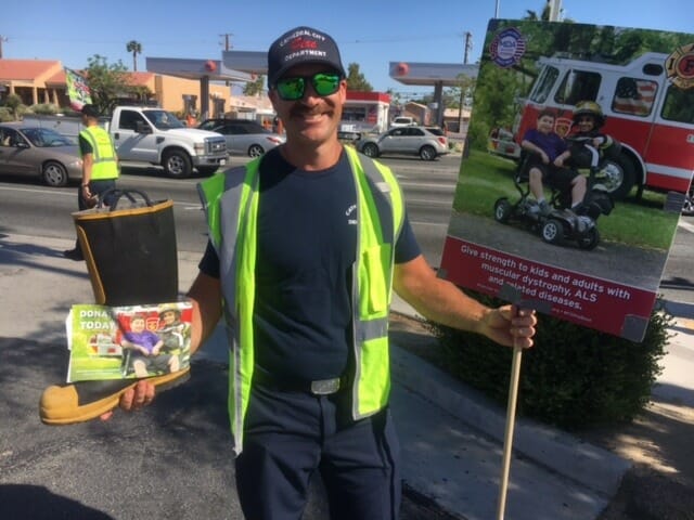 Cathedral City Firefighters Work to Fill the Boot