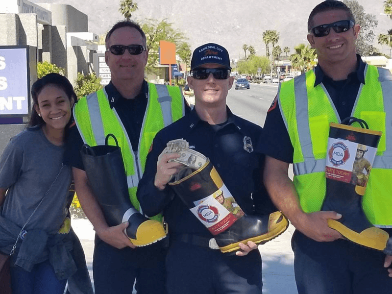 Cathedral City Firefighters Plead: Fill the Boot