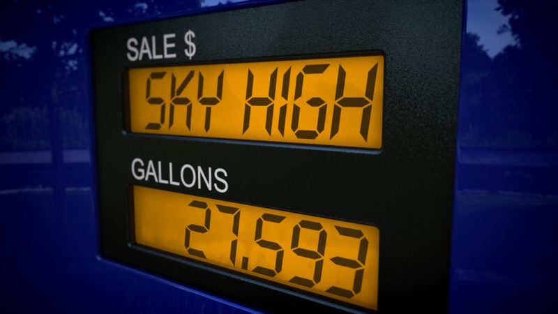 Soaring Gas Prices Greet Motorists at Gas Pump