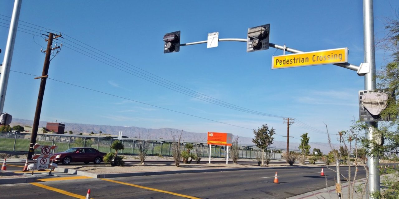 Pedestrian Crossing Systems Added on Dinah Shore