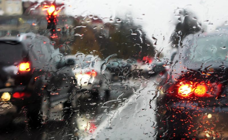 Rain is Forecast: Slow Down, Drive Cautiously