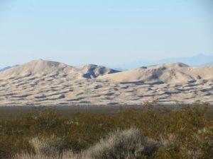 Day-hiking Pinto Basin Sand Dunes Trail