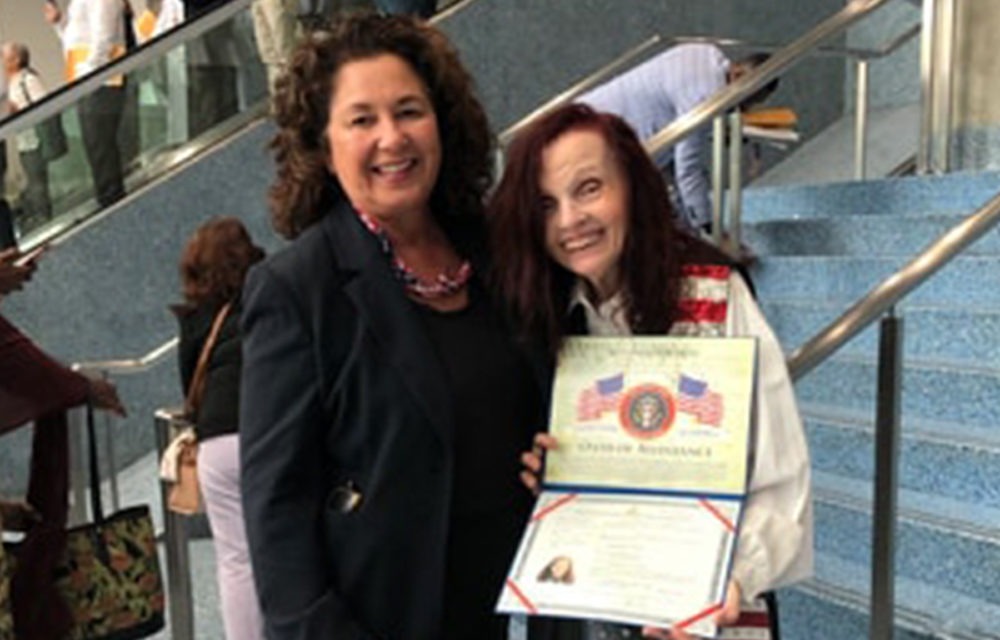 Cathedral City Woman Becomes U.S. Citizen