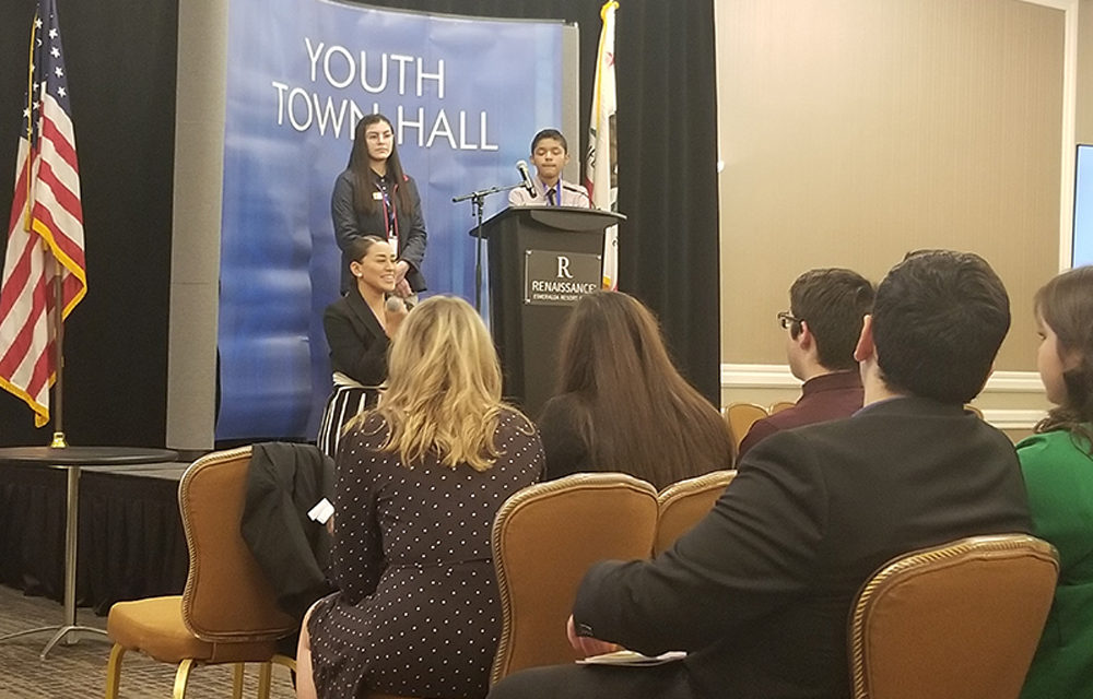 Students Participate in Desert Town Hall