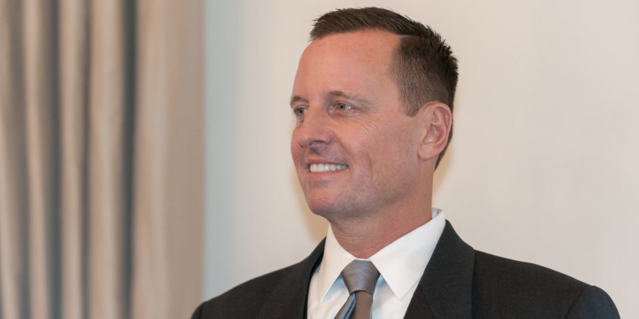 Grenell Named Acting Director of National Intel