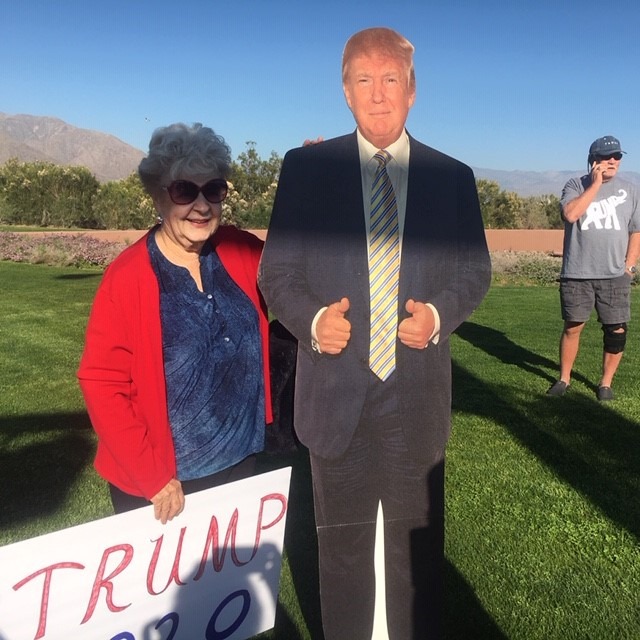 Trump Greeted in Valley with Cheers, Jeers