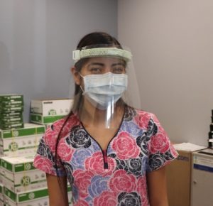 Face Shields Donated to Coachella Testing Site