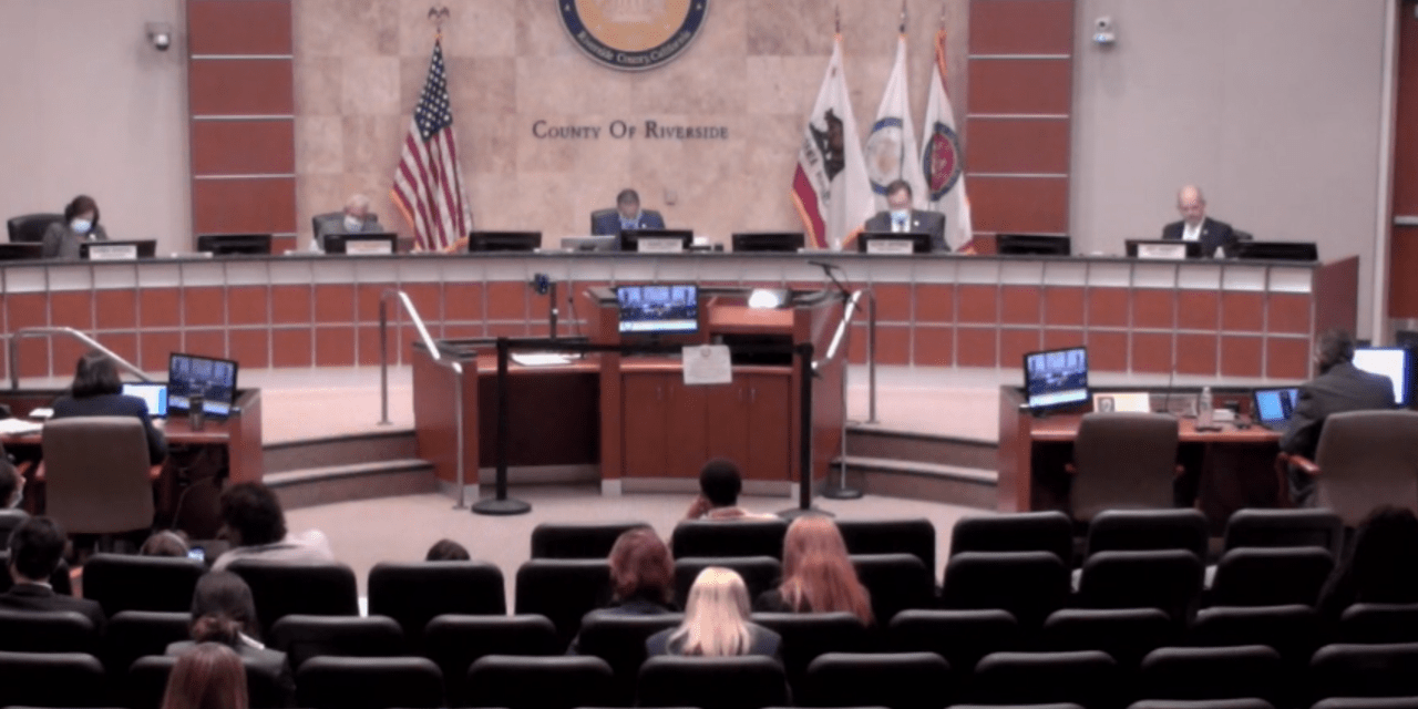 Rivco Supervisors Board Meeting Will Be Virtual