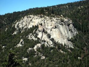 Suicide Rock Trail Crosses Forest to Granite Outcropping