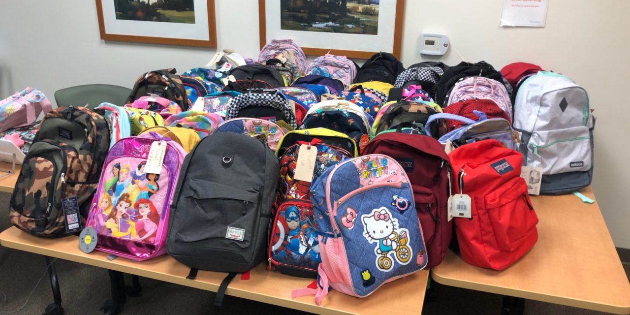 DSUSD Students Receive Donated Backpacks