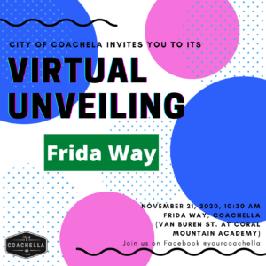 Coachella Sets Virtual Unveiling of Frida Way
