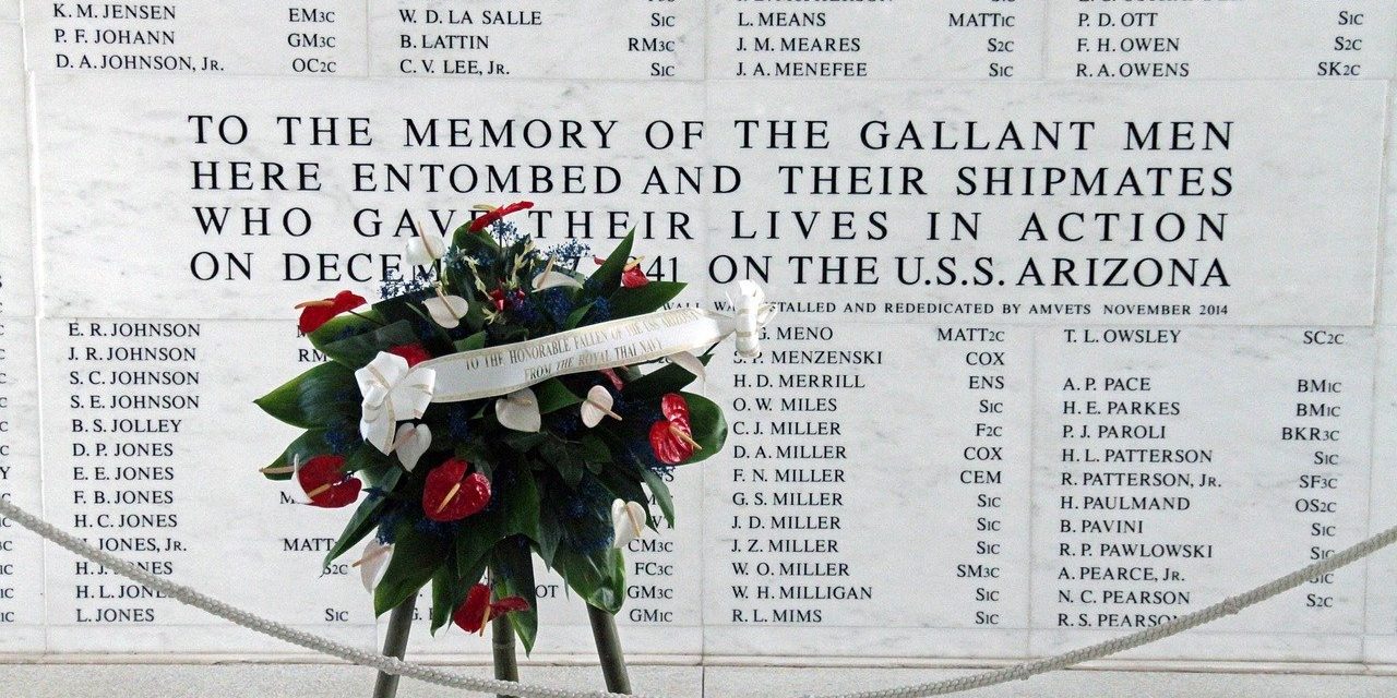 Remembering Souls Lost at Pearl Harbor, Dec. 7, 1941