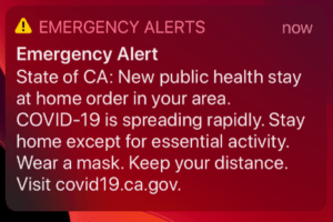 Officials Send Cell Phone Alerts as COVID Spreads