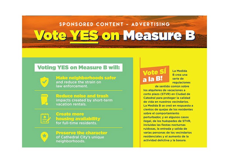 Vote YES On Measure B [Sponsored Advertisement]