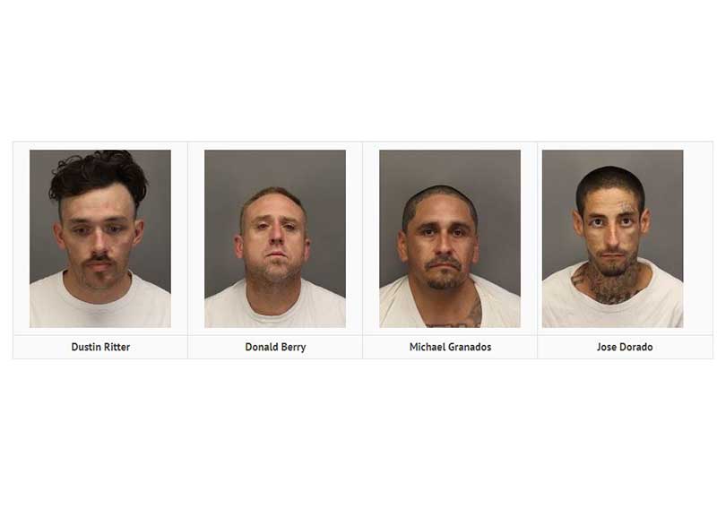 Probation Compliance Sweep in DHS Nabs Four Men