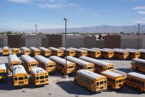 Behind the Scenes of a Fleet of School Buses