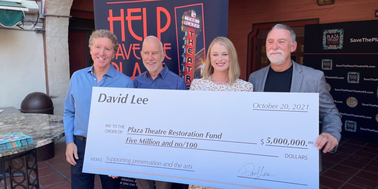 Historic Plaza Theatre Receives $5 Million Pledge