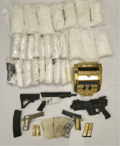Methamphetamine, Firearms Seized in Coachella