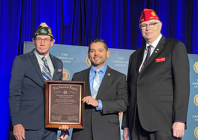 American Legion Honors Congressman Ruiz