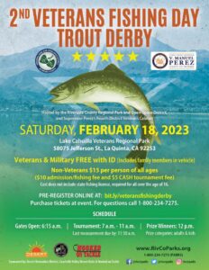 Second Veterans Fishing Day Trout Derby Set