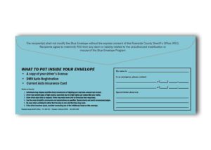Blue Envelope Helps Special Needs Motorists