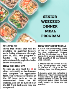 Weekend Meal Program Nourishes Seniors