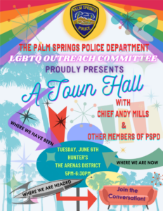 Palm Springs Police to Hold LGBTQ Town Hall