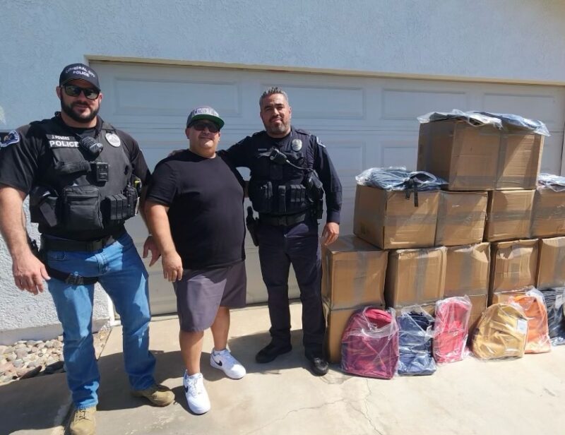 Hundreds of Backpacks Delivered to CCPOA
