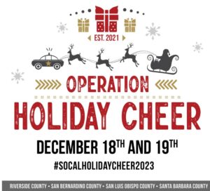 Operation Holiday Cheer 2023 for RivCo Sheriff