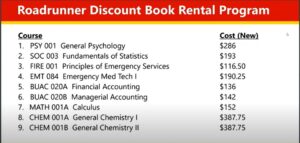 COD Offers Discount Book Rental Program