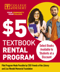 COD Offers Discount Book Rental Program