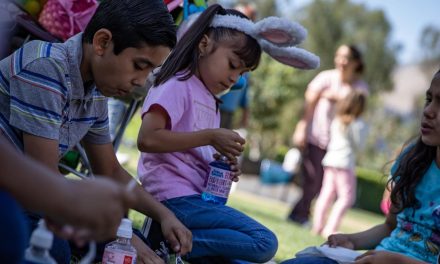 PS Firefighters Host Easter Egg Hunt