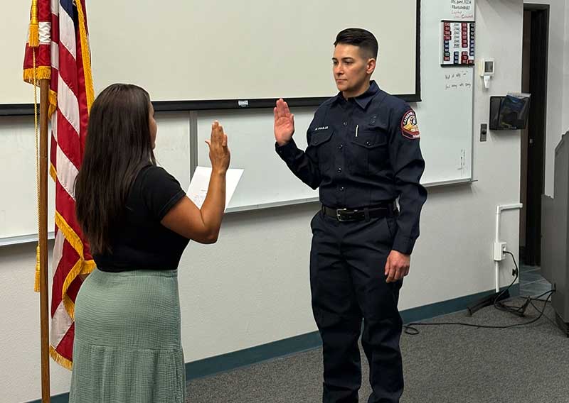 Female Firefighter Joins Ranks in Cathedral City