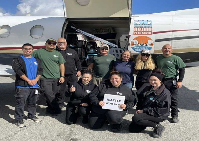 RivCo Department of Animal Services Flys Pets to Seattle