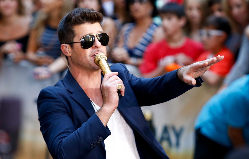 No Blurred Lines as Robin Thicke Wins Approval