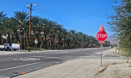 Stop Signs Installed Near Coachella Valley High