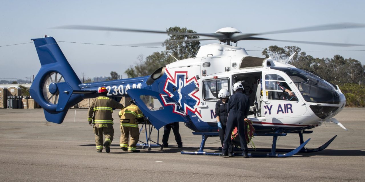 Mercy Air 29, Marine Corps Celebrate Partnership